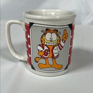 Vintage Enesco Jim Davis Garfield‎ Cartoon Cat Ceramic Coffee Mug Cup 1978